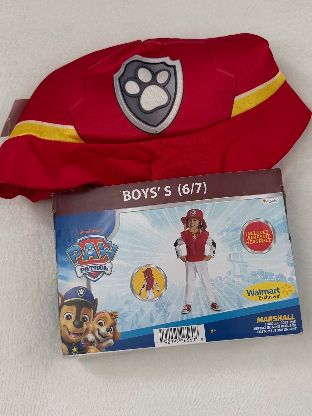 PAW Patrol Marshall Costume (Size S 6/7)